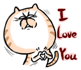 Small bad cat ( International) sticker #10911993