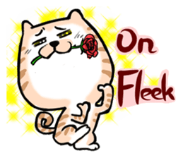 Small bad cat ( International) sticker #10911994