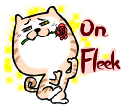 Small bad cat ( International) sticker #10911994