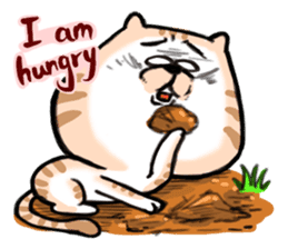 Small bad cat ( International) sticker #10911998