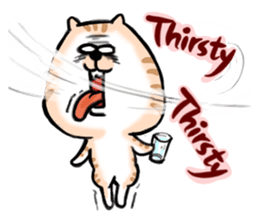 Small bad cat ( International) sticker #10911999