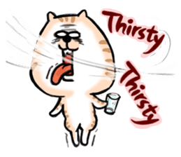 Small bad cat ( International) sticker #10911999