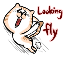 Small bad cat ( International) sticker #10912001