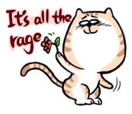 Small bad cat ( International) sticker #10912002