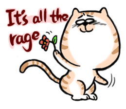 Small bad cat ( International) sticker #10912002