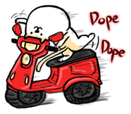 Small bad cat ( International) sticker #10912005