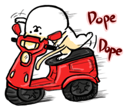 Small bad cat ( International) sticker #10912005