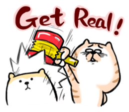 Small bad cat ( International) sticker #10912006