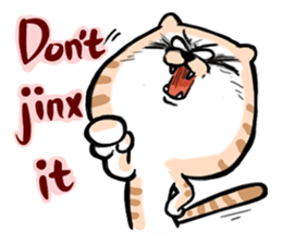 Small bad cat ( International) sticker #10912007