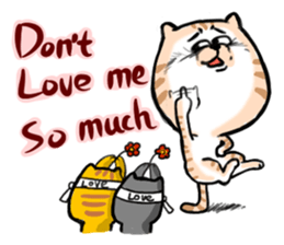 Small bad cat ( International) sticker #10912009