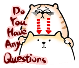 Small bad cat ( International) sticker #10912012