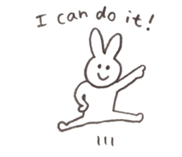 Rabbit's name is Morita sticker #10912605