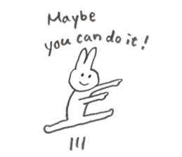 Rabbit's name is Morita sticker #10912606