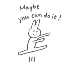 Rabbit's name is Morita sticker #10912606