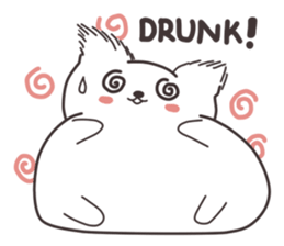 Cute White Dog sticker #10913378