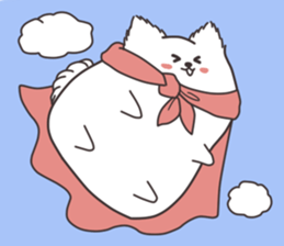 Cute White Dog sticker #10913389