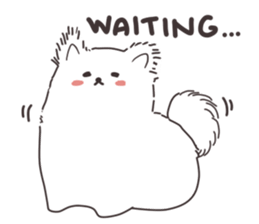 Cute White Dog sticker #10913408