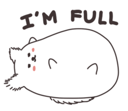 Cute White Dog sticker #10913415