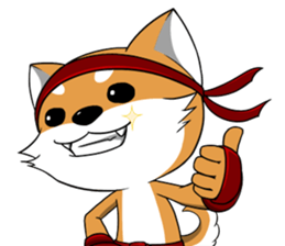 Shiba and Tanuki sticker #10913417