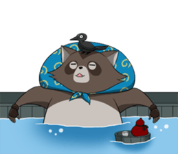 Shiba and Tanuki sticker #10913423