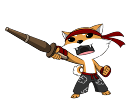 Shiba and Tanuki sticker #10913427