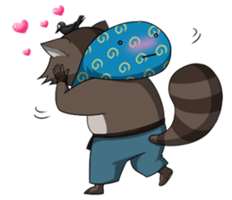 Shiba and Tanuki sticker #10913436