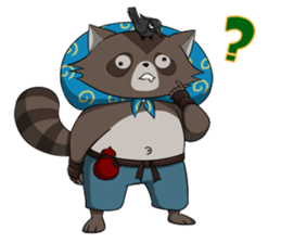 Shiba and Tanuki sticker #10913438