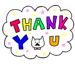 bearded cat sticker sticker #10914412