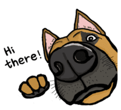 Dog Language sticker #10914484