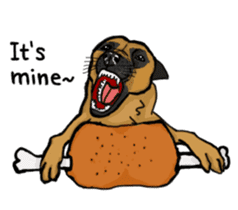 Dog Language sticker #10914485