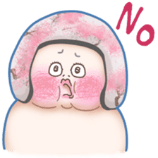 Plump plump ! Moonchi-kun5 sticker #10914497