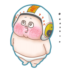 Plump plump ! Moonchi-kun5 sticker #10914498