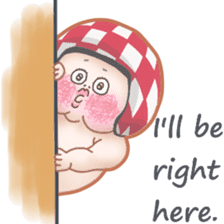 Plump plump ! Moonchi-kun5 sticker #10914499