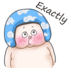 Plump plump ! Moonchi-kun5 sticker #10914500