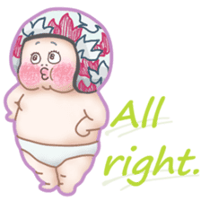 Plump plump ! Moonchi-kun5 sticker #10914501