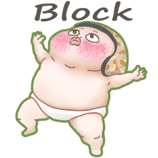 Plump plump ! Moonchi-kun5 sticker #10914503