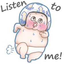 Plump plump ! Moonchi-kun5 sticker #10914508