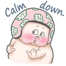 Plump plump ! Moonchi-kun5 sticker #10914509