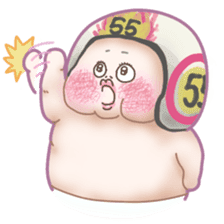 Plump plump ! Moonchi-kun5 sticker #10914510