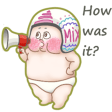 Plump plump ! Moonchi-kun5 sticker #10914511