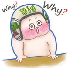 Plump plump ! Moonchi-kun5 sticker #10914512