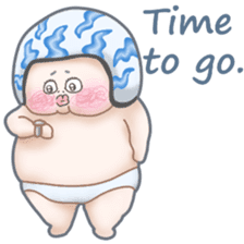 Plump plump ! Moonchi-kun5 sticker #10914514