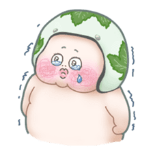 Plump plump ! Moonchi-kun5 sticker #10914515