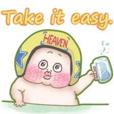 Plump plump ! Moonchi-kun5 sticker #10914516