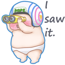 Plump plump ! Moonchi-kun5 sticker #10914522