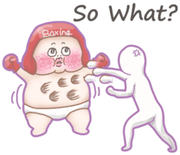 Plump plump ! Moonchi-kun5 sticker #10914525