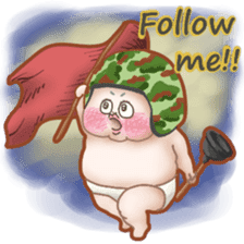 Plump plump ! Moonchi-kun5 sticker #10914527