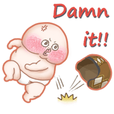 Plump plump ! Moonchi-kun5 sticker #10914530