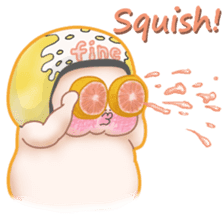 Plump plump ! Moonchi-kun5 sticker #10914531