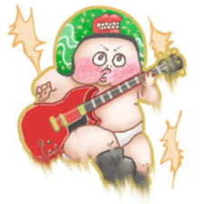 Plump plump ! Moonchi-kun5 sticker #10914533